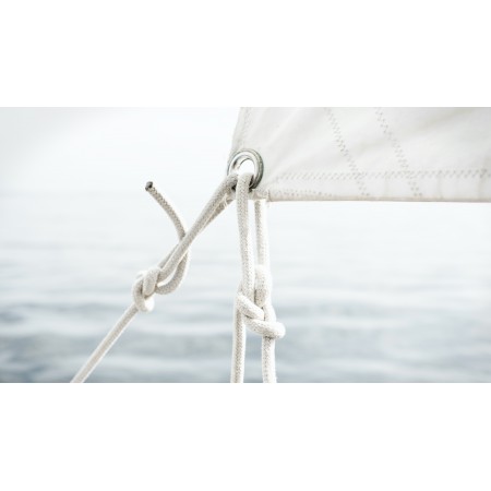 42x24 in Photographic Print Poster Sail Sailing Ropes Tie Knots Rigging Cordage