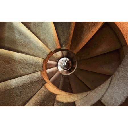 Photographic Print Poster Staircase Spiral Architecture Interior Building