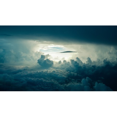 42x24 in Photographic Print Poster Sky Clouds Sunlight Dark Cloudscape Atmosphere
