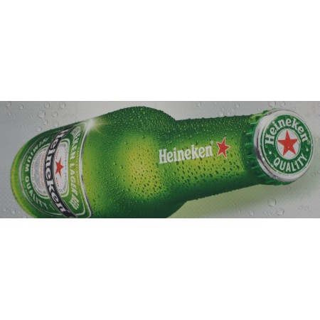 65x24 in Photographic Print Poster Bottle Cold Beer Advertising Drink Alcohol Bottle