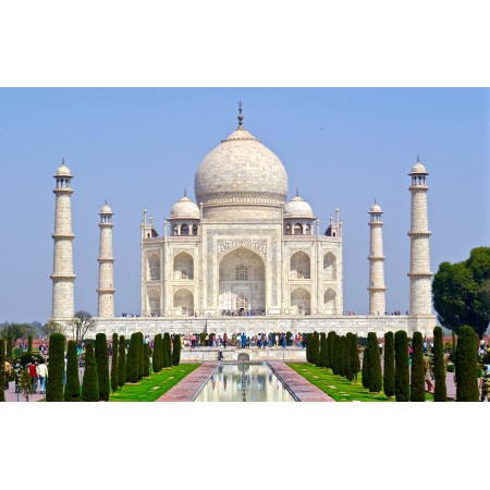 Photographic Print Poster India Taj Mahal Agra Architecture Travel Landmark