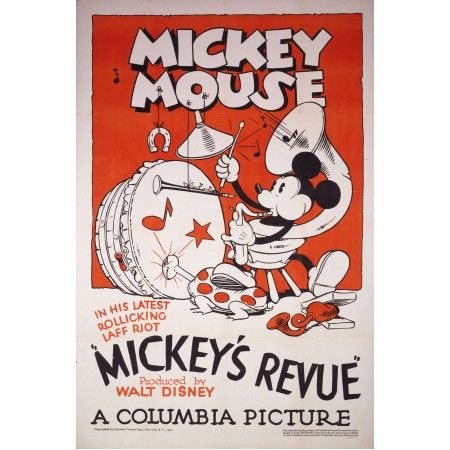Poster Mickey's Revue (1931) Vintage Disney posters