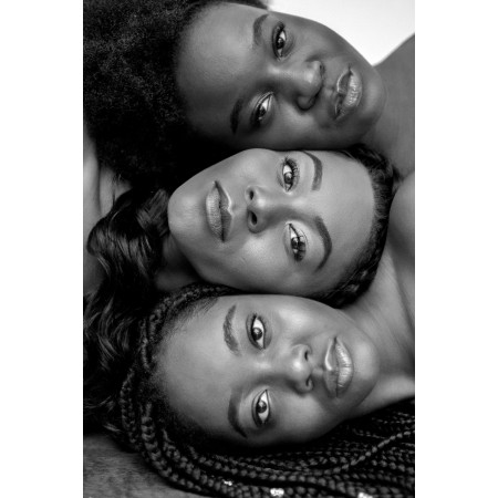 24x36in Poster Women Beauty Faces Portrait Sexy Female Black