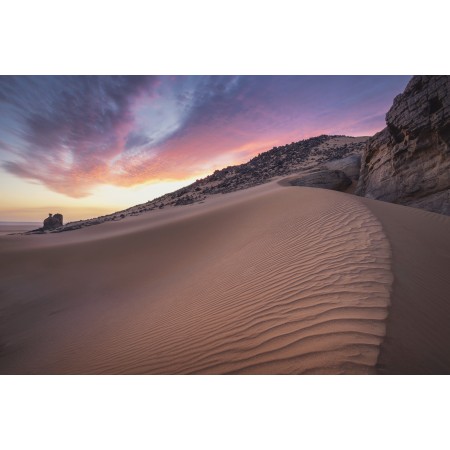 36x24in Poster Sand Desert Sahara Landscape Dry Hot Nature Dune