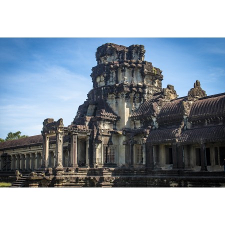 36x24in Poster Cambodia Ankgor Wat Siem Reap Temple Ruin