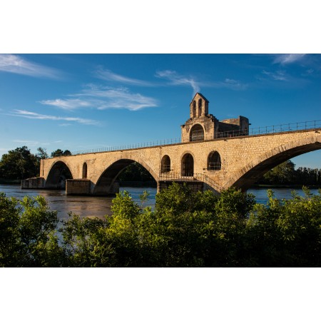 36x24in Poster Provence Pont Saint-bénézet Avignon South France
