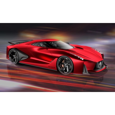 24"x40" Poster Car Vehicle Nissan Concept Sports Cars