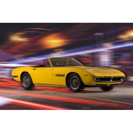 36x24in Poster 1968 Maserati Ghibli Spyder Sports Cars, Luxury Cars