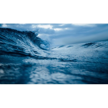 42x24in Poster Seescape Nature Water Sea Waves Ocean Skies