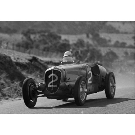 34x24 in Photographic Print Poster Delahaye 135 driven by John Crouch 1946