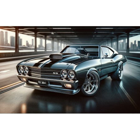 24x15in Poster Chevrolet Chevelle SS 396 Classic Super Sport Muscle car