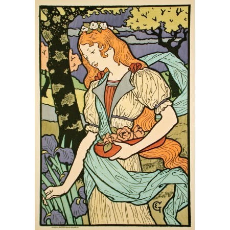 16x24in Poster Eugene Grasset poster for Grafton Galleries 1893