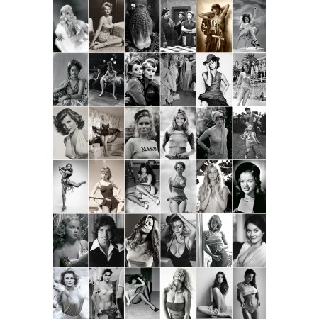 24x36in Poster 36-Piece Classic Vintage Decor Poster Set