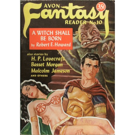 24"x33" Poster Cover of the pulp magazine Avon Fantasy Reader May 15 1949 no. 10 featuring A Witch Shall be Born by Robert E. Howard