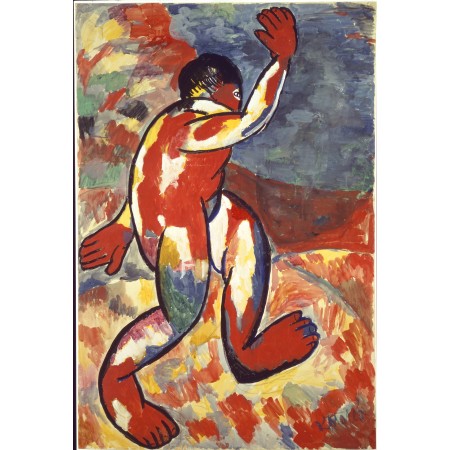 24x35in Poster Kazimir Malevich Bather 1911