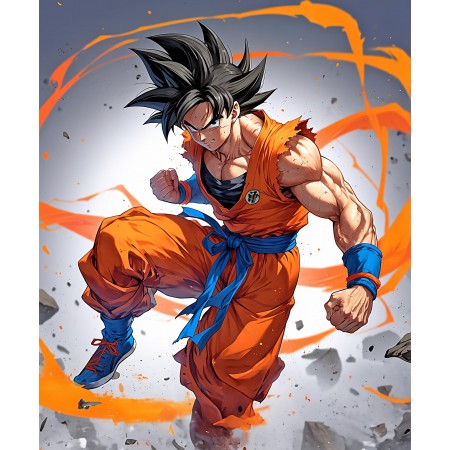 24x29in Poster Manga Anime, Saiyan warrior race, Gohan, Kai, Frieza Chi-Chi