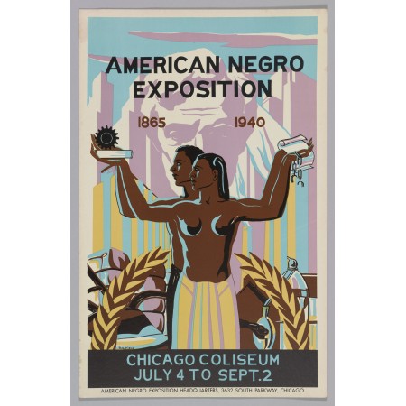 Poster Poster for the American Negro Exposition in Chicago
