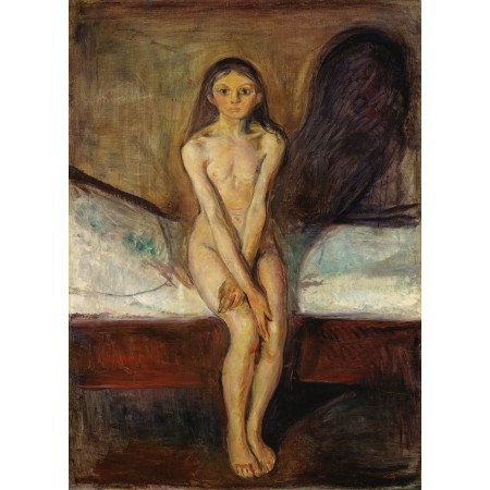 24x33in Poster Puberty (1894-95) by Edvard Munch