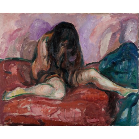 29x24in Poster Edvard Munch - Weeping Nude - Google Art Project