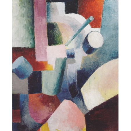 24x29in Poster August Macke - Farbige Formenkomposition Colored Composition of Forms, 1914