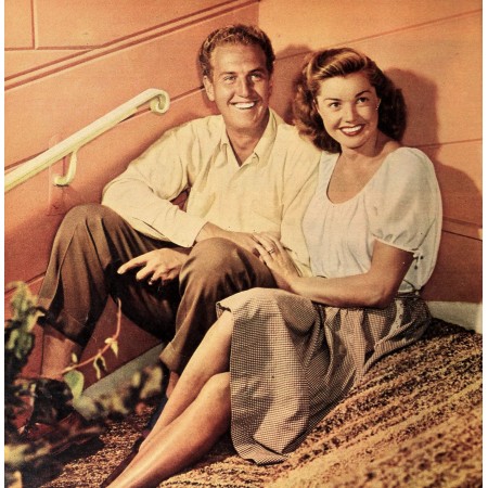 24x24in Poster Ben Gage and Esther Williams, 1950