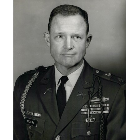 24x29in Poster Harold G. Moore Jr. Battalion Command Official Photo