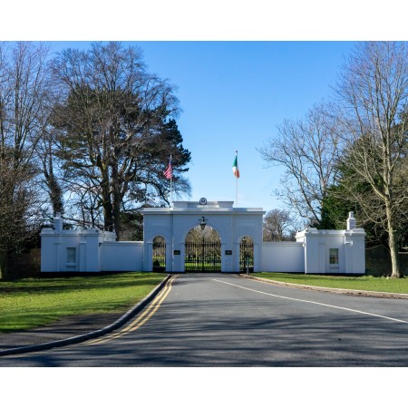 30x24in Poster The Deerfield Residence (formerly the Chief Secretary's Lodge) is the official residence of the United States Ambassador to Ireland
