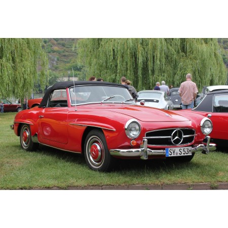 SL Roadster Red 24"x36" Photo Quality Print Poster
