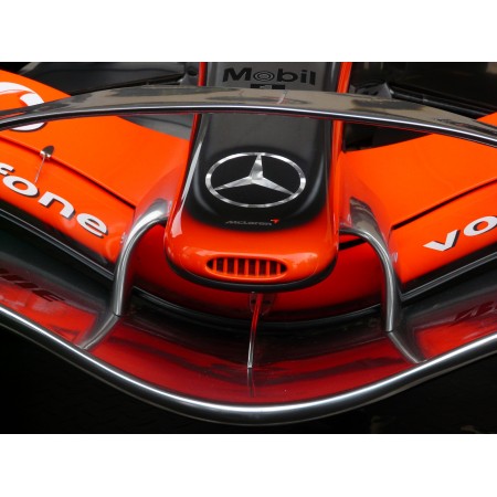 32"x24" Poster McLaren F1 front, Mercedes Logo Photo Quality Print Poster 