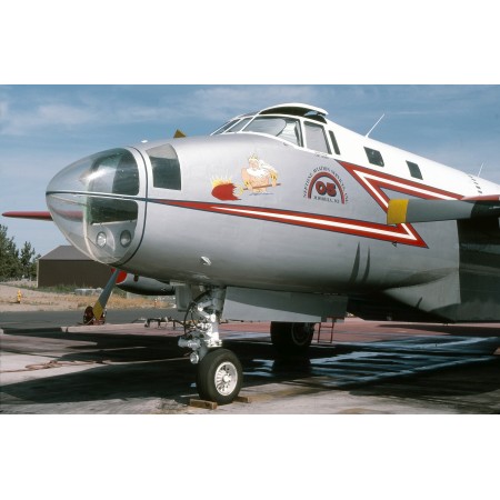Poster Lockheed P2V-5F at Roberts Field, Redmond, Oregon. New to US Navy