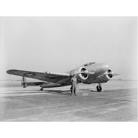 31x24in Poster The Lockheed XC-35, the first American aircraft with a pressurized cabin