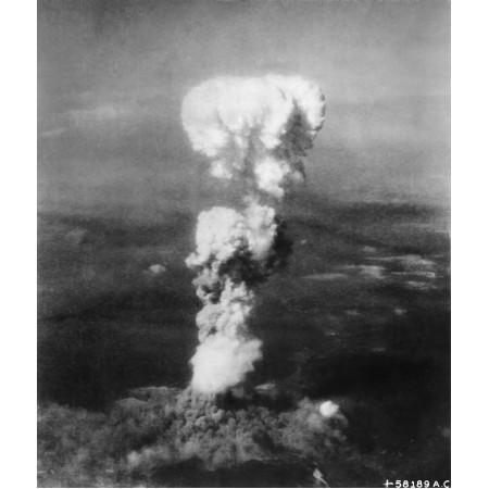24x28in Poster Atomic cloud over Hiroshima - NARA 542192