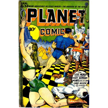 15x24in Poster Planet Comics Lost World, The Universe of the Future
