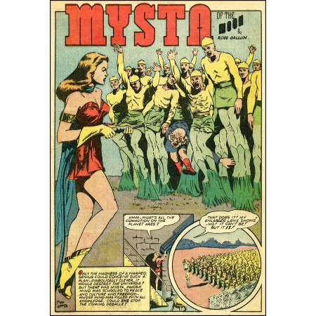 16x24in Poster comic book cover posters: Mysta of the Moon by Ross Gallun