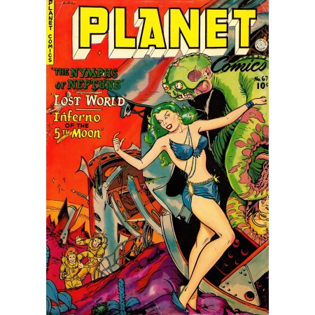 17x24in Poster Planet Comics No. 67 The Nymphs of Neptune Lost World Inferno