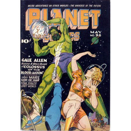 16x24in Poster Planet Comics May No. 36 Gale Allen The Universe of the Future