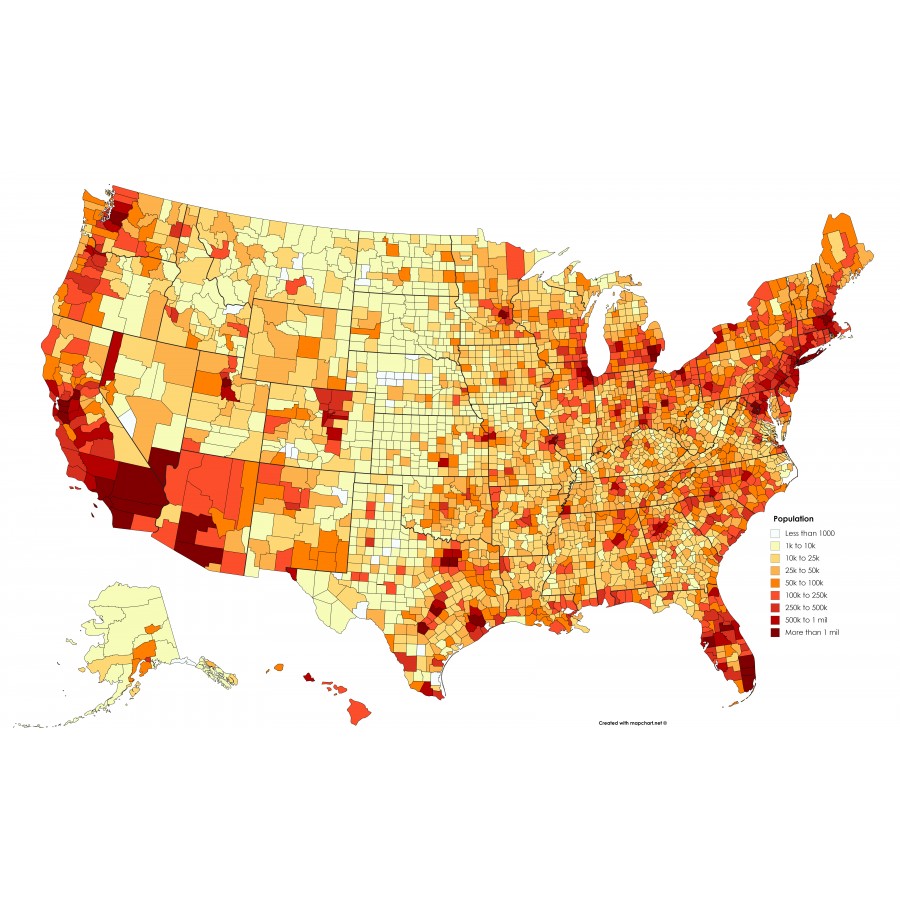 Карта плотности населения США. Плотность населения Нью-Йорка. Плотность населения Канады.