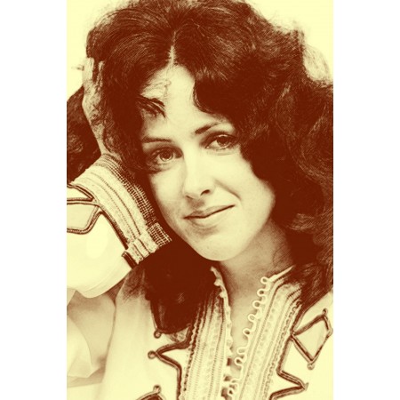 24x35in Poster Grace Slick Portrait, psychedelic music