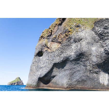 35x24in Poster Roca del elefante Heimaey Islas Vestman Suðurland Islandia