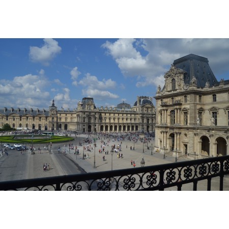 36x24in Poster Architectural heritage Le Palais du Louvre