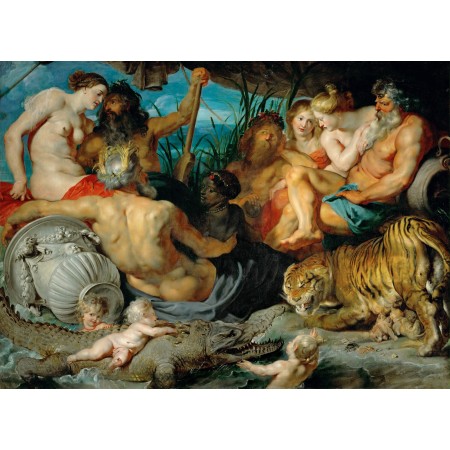 32x24in Poster Peter Paul Rubens - The Four Continents