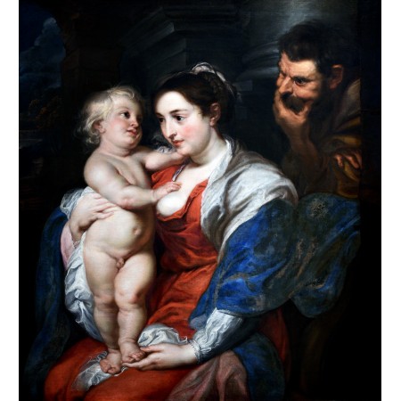 24x26in Poster Peter Paul Rubens - The Holy Family
