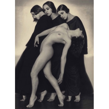 24x33in Poster Bewegungsstudie Movement Study 1925 black and white photograph by Rudolf Koppitz