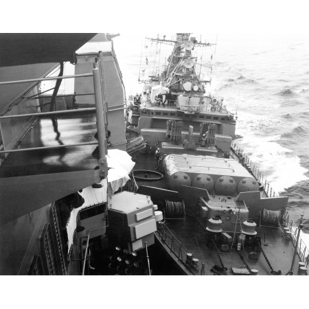30x24in Poster U.S. Navy cruiser USS Yorktown collision 1988