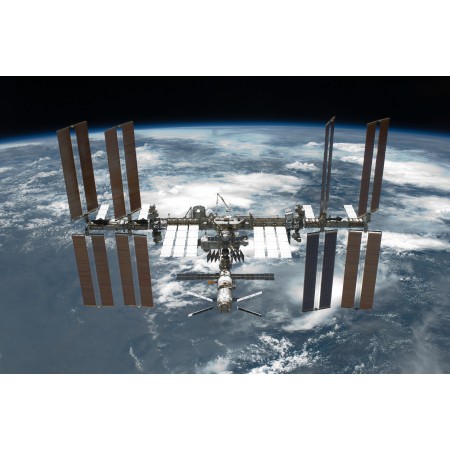 36x24in Poster STS-134 International Space Station after undocking