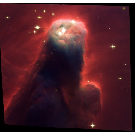 24x24in Poster Cone Nebula NGC 2264 Star-Forming Pillar of Gas and Dust