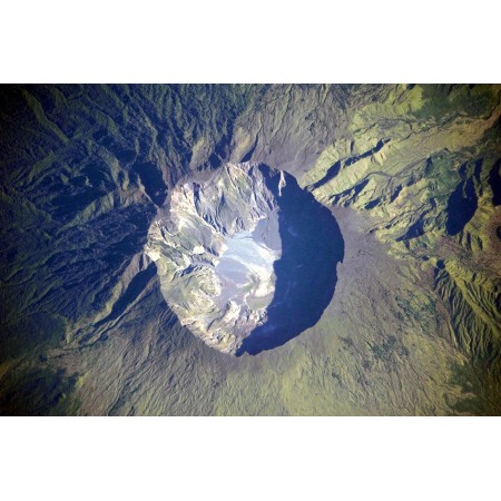 36x24in Poster Mount Tambora Volcano, Sumbawa Island, Indonesia