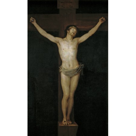 24x40in Poster Cristo en la cruz Christ on the Cross Francisco Goya