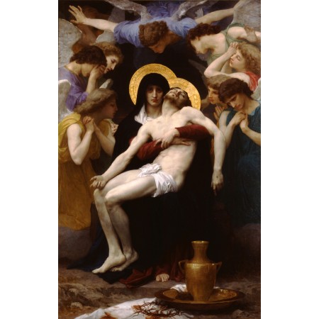 24x37in Poster William-Adolphe Bouguereau - Jesus Pieta 1876