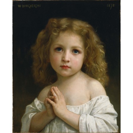 24x29in Poster William Adolphe Bouguereau - Little Girl